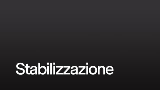 Stabilizzazione