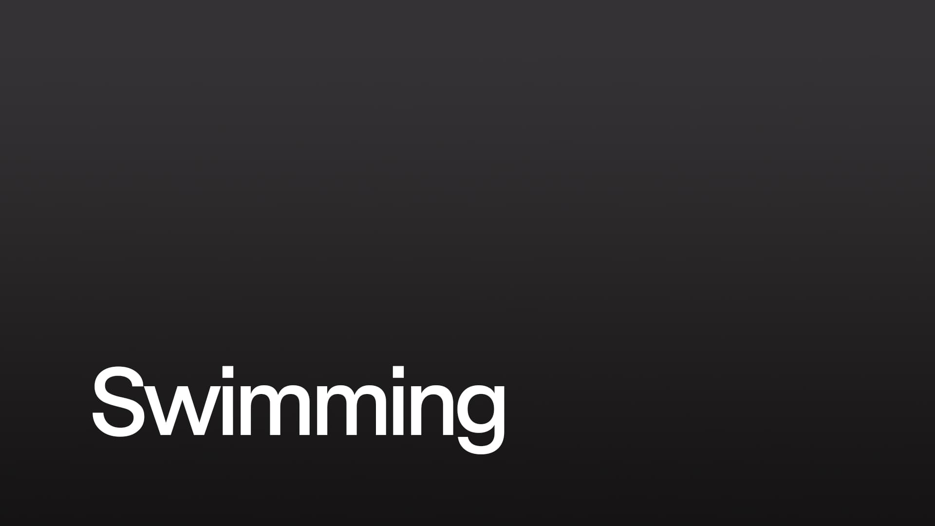 Swimming