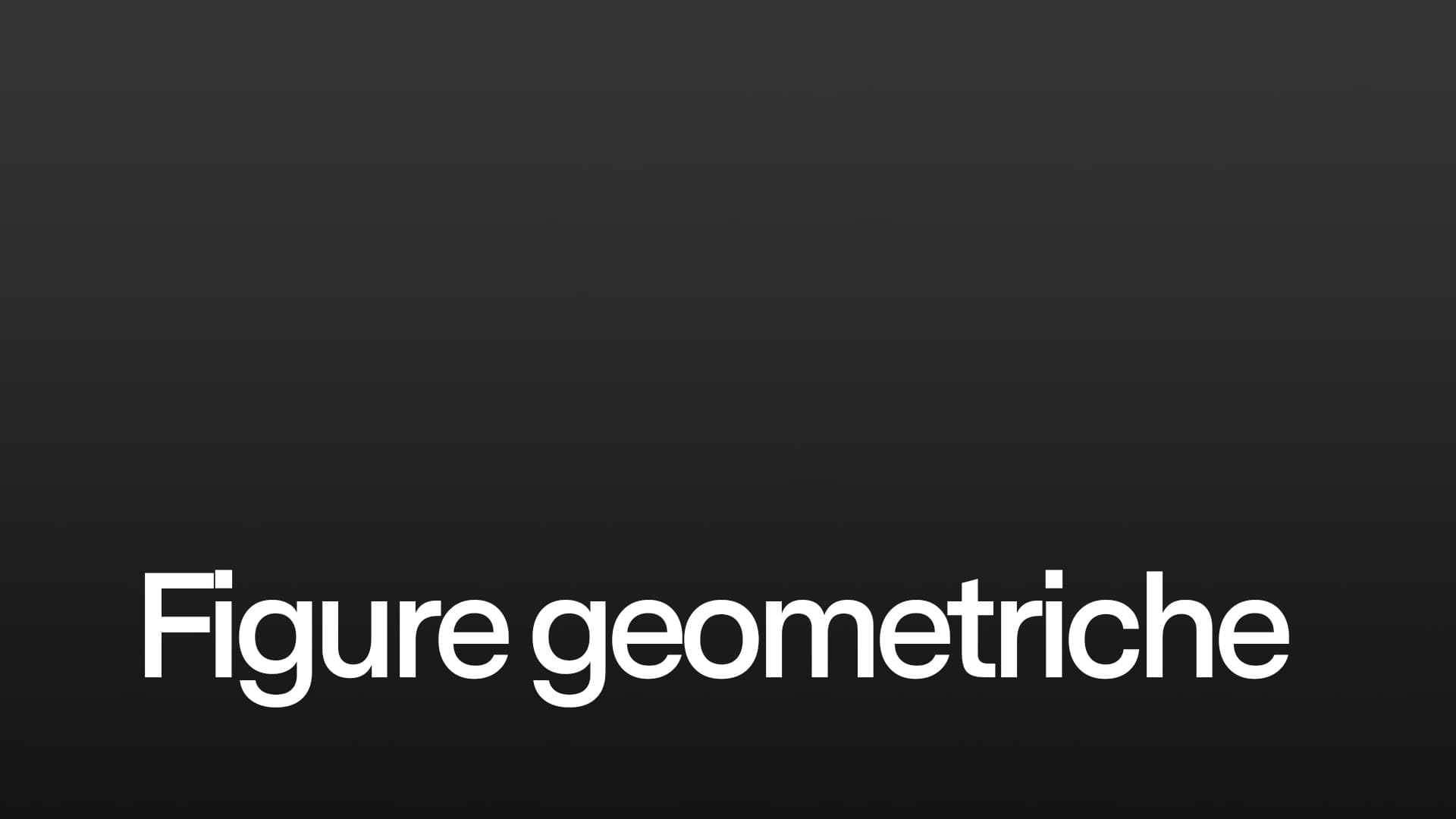 Figure geometriche