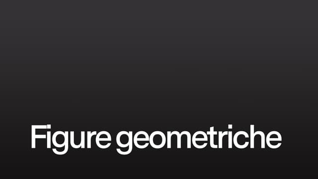 Figure geometriche