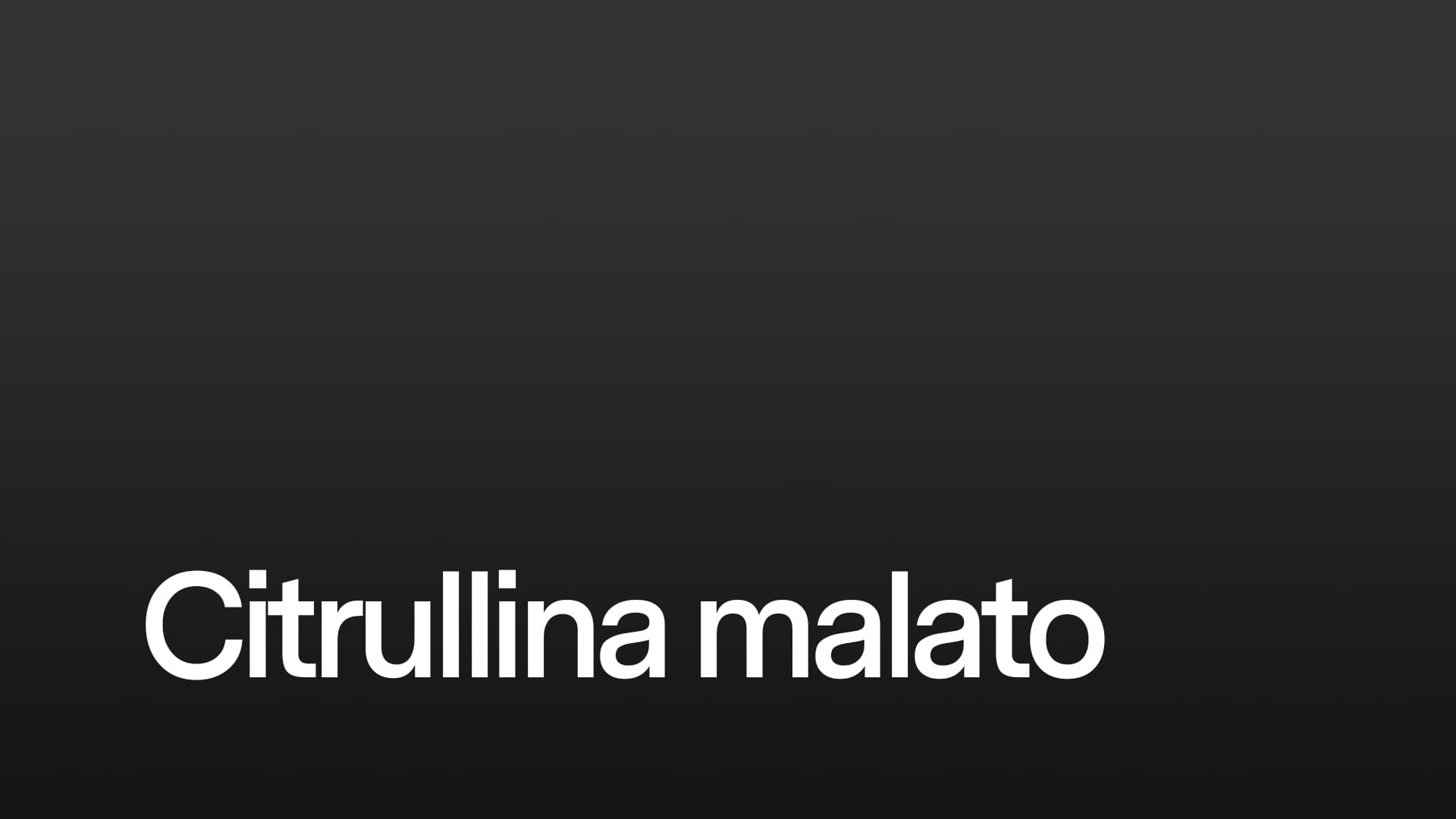 Citrullina malato
