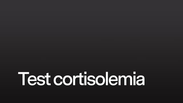 Test cortisolemia