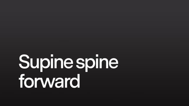 Spine stretch forward