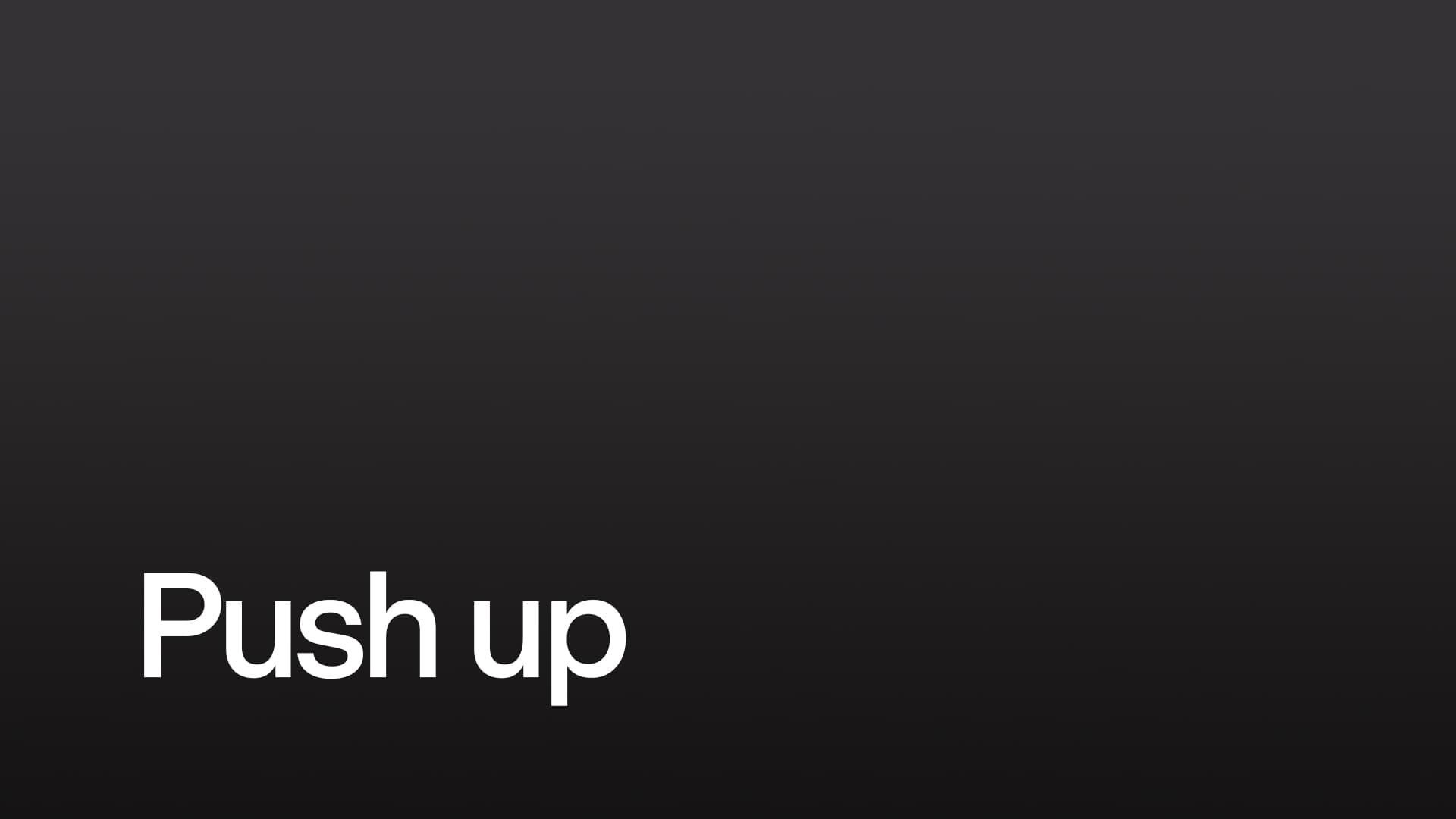 Push up