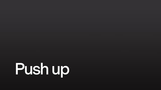 Push up